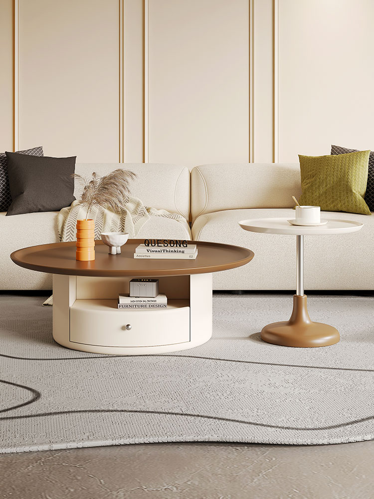 Coffee Tea Unit - Circular coffee table,living room, household small