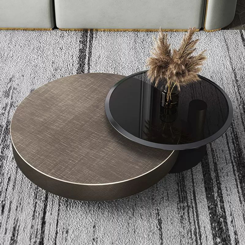 Coffee Tea & Espresso Appliances - Modern Round Stainless Steel Center Side