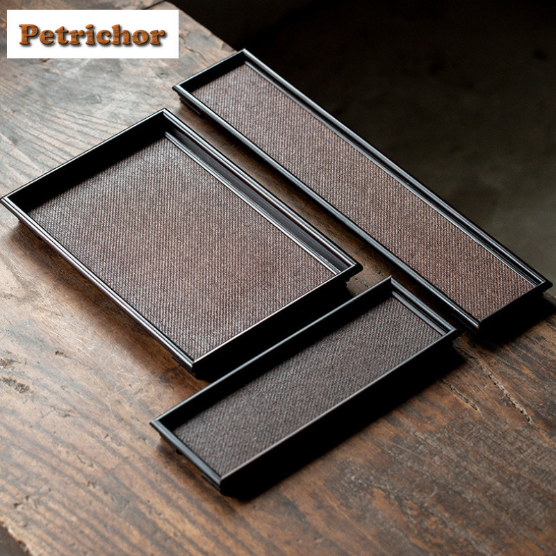 Bamboo Tea Tray - Japanese Rattan Bamboo Woven Tea Tray