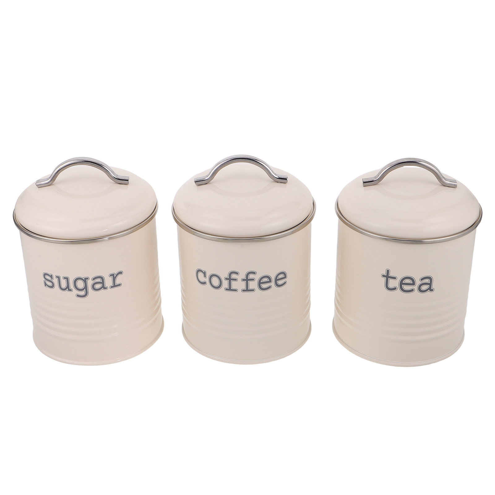 Coffee Tea Jar Set - 3Pcs Sealed Coffee Bean Container Set