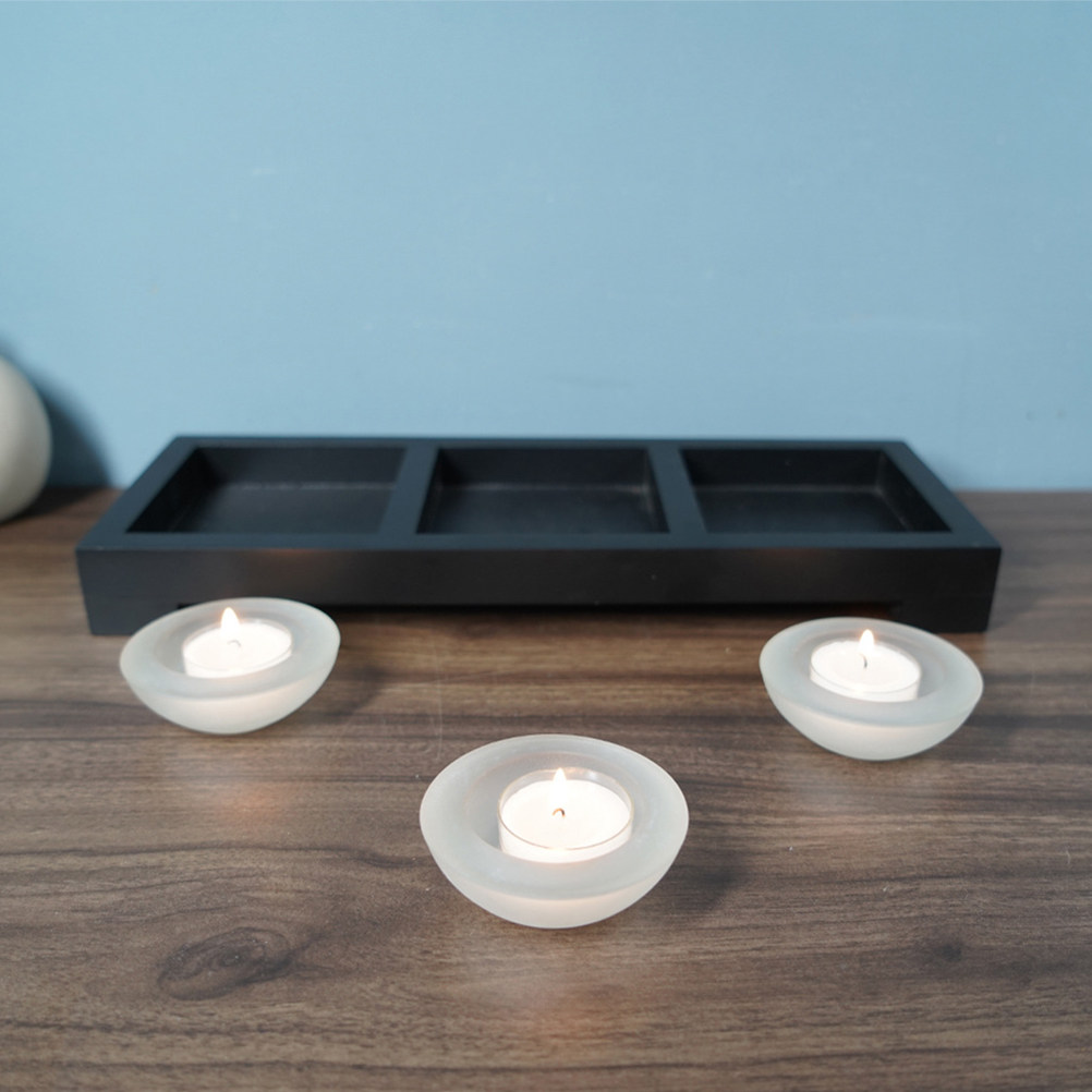 1 Set Glass Tea Light Holders  - Coffee Tea Room recension och pris