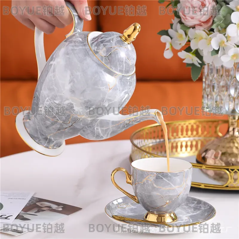 Luxury Bone China Coffee Cup a - Coffee Tea Gift Set recension och pris