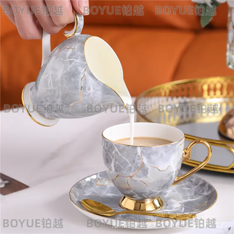 Luxury Bone China Coffee Cup a - Coffee Tea Gift Set recension och pris