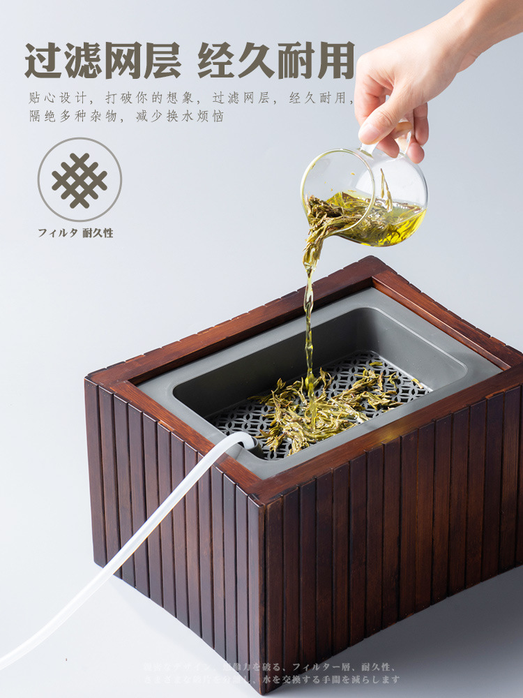 Tea BucketBamboo Tea BucketWas - Bamboo Tea Tray recension och pris