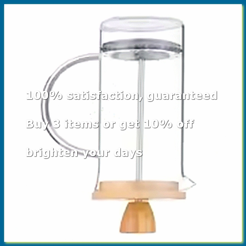 Coffee French Press Pot with F - French Press Glass recension och pris