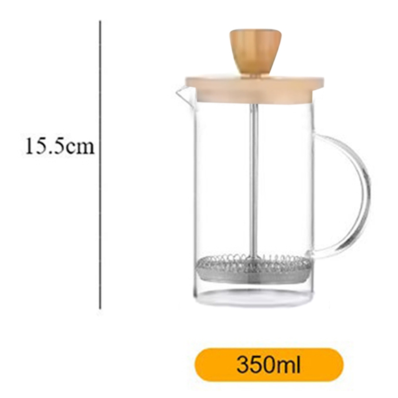 Coffee French Press Pot with F - French Press Glass recension och pris