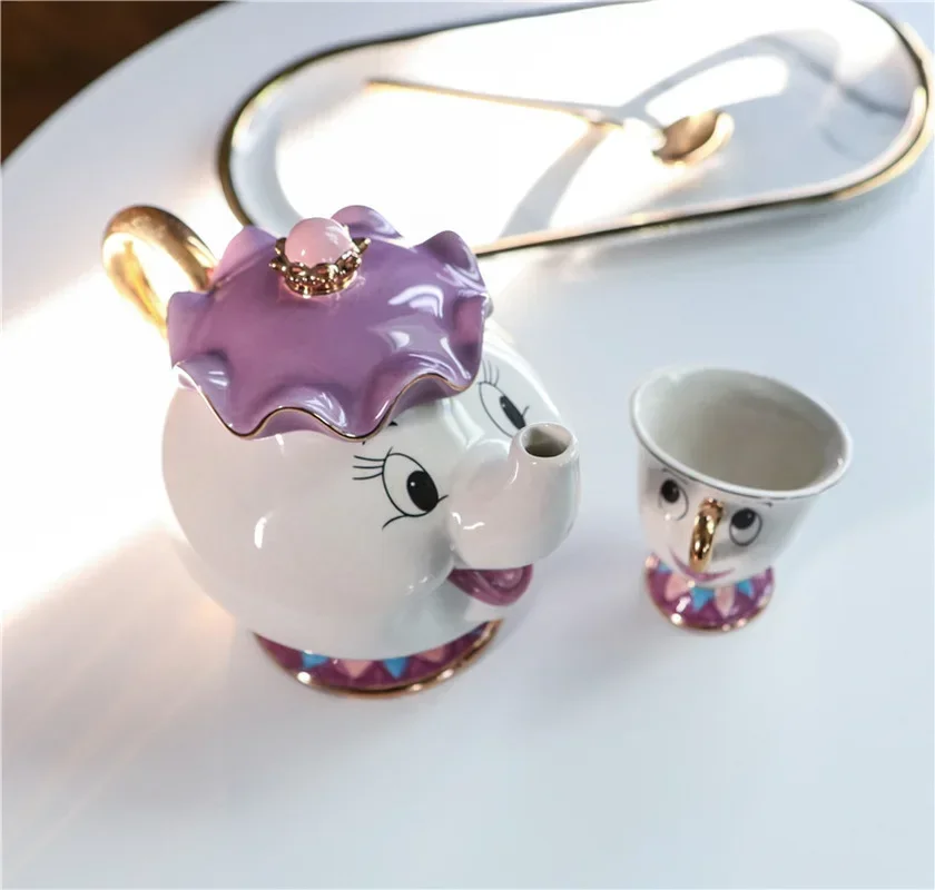Disney Teapot Cute Cartoon Bea - Coffee Tea Jar Set recension och pris