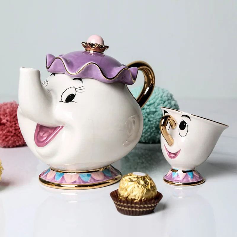 Disney Teapot Cute Cartoon Bea - Coffee Tea Jar Set recension och pris