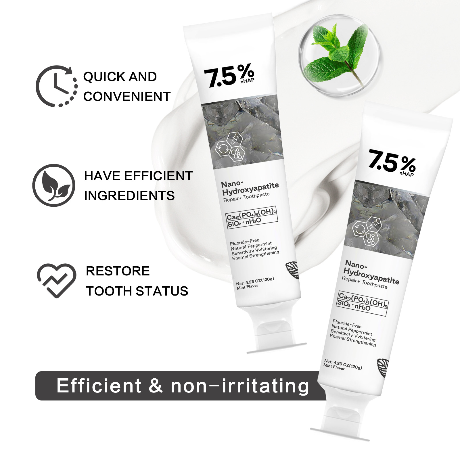 Nano Hydroxyapatite Toothpaste - Coffee Tea Unit recension och pris