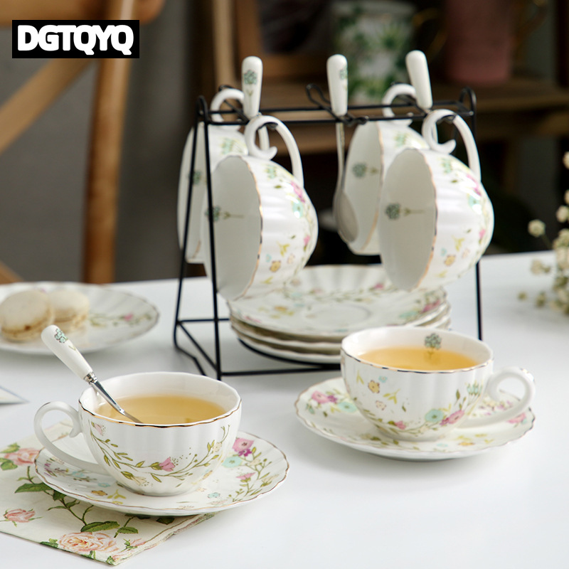 2Pcs Vintage Floral Ceramic Co - Tea Coffee Pot Set recension och pris
