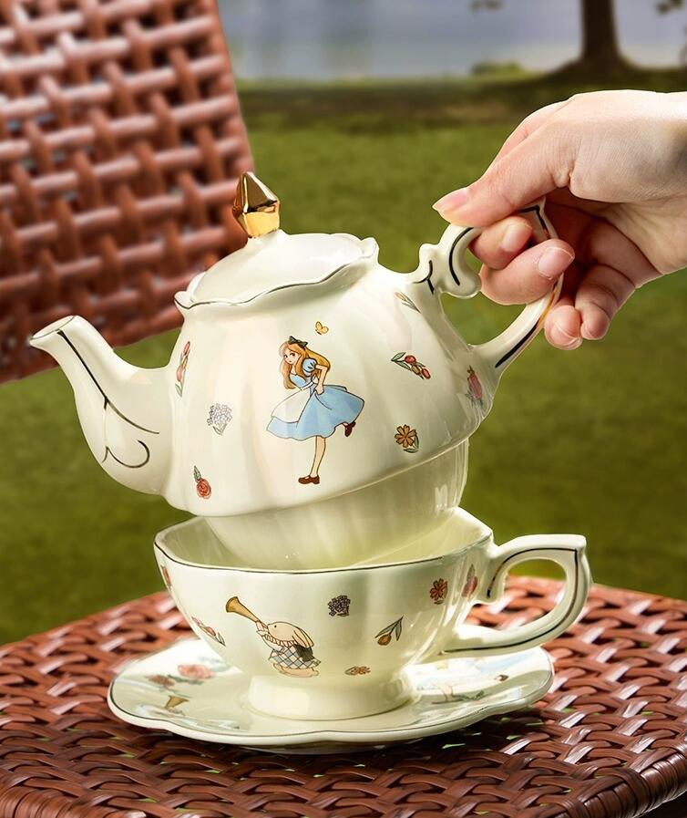 Alice Ceramic Tea and Coffee S - Tea Coffee Pot Set recension och pris