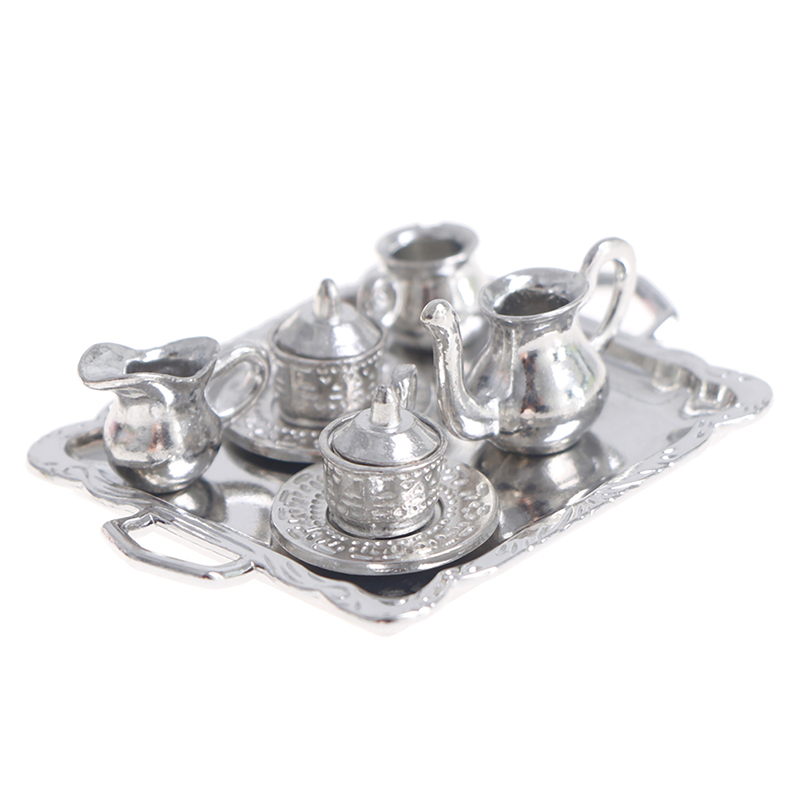 10pcs/Set 1/12 Dollhouse Minia - Coffee Tea Gift Set recension och pris