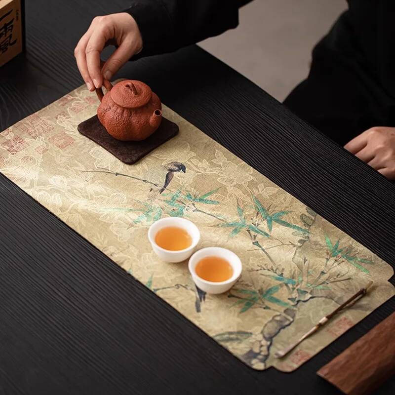 Chinese Cloud Silk Green Bambo - Bamboo Tea Tray recension och pris