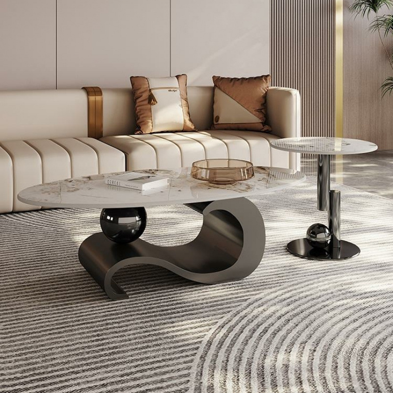 New Rock Slab Oval Shaped Coff - Coffee Tea Room recension och pris