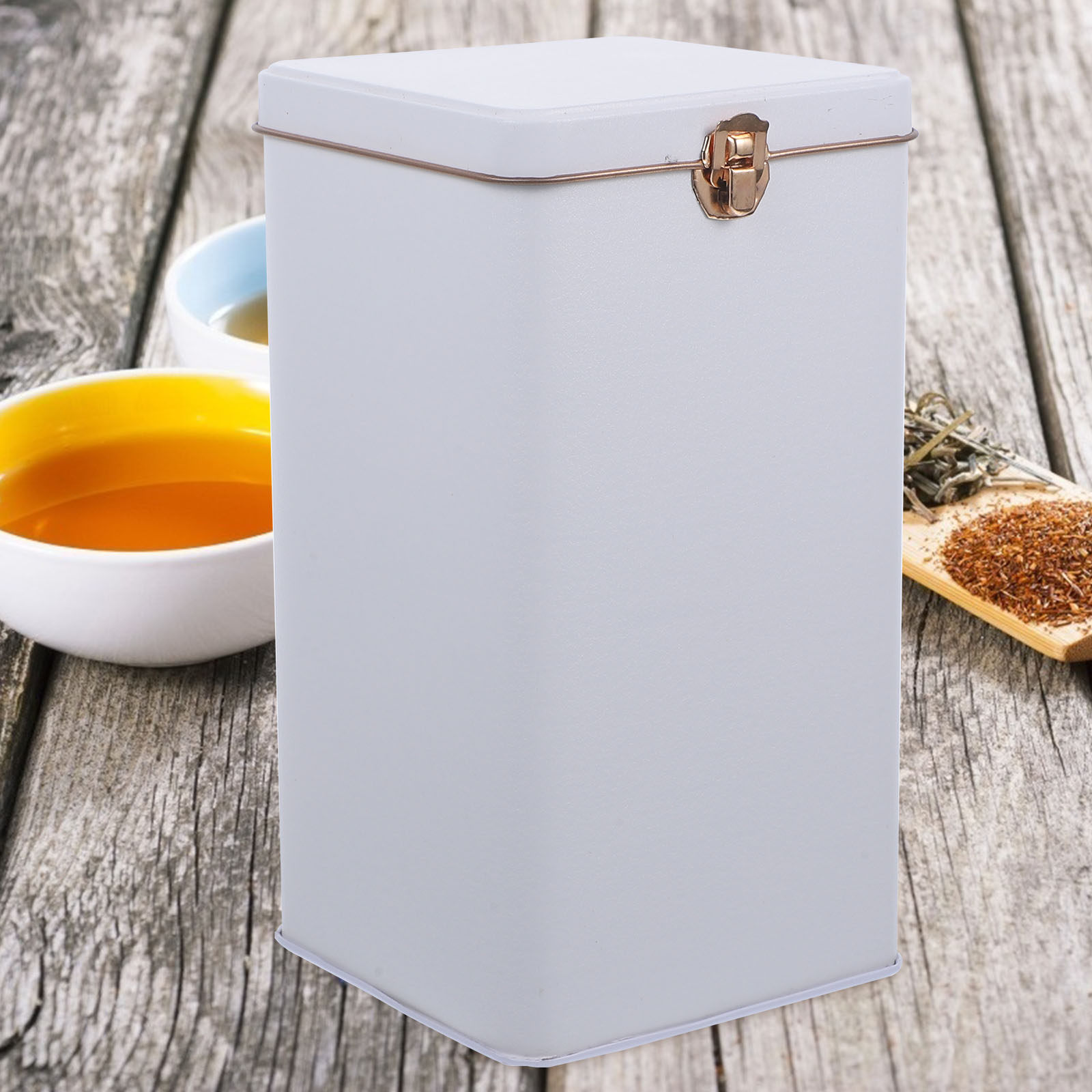Iron Tea Canister Heavy Duty R - Canister Coffee Sugar Tea recension och pris