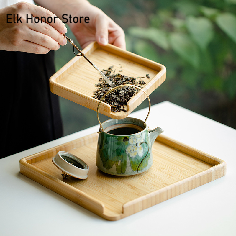 Chinese Bamboo Food Tray Puer  - Bamboo Tea Tray recension och pris