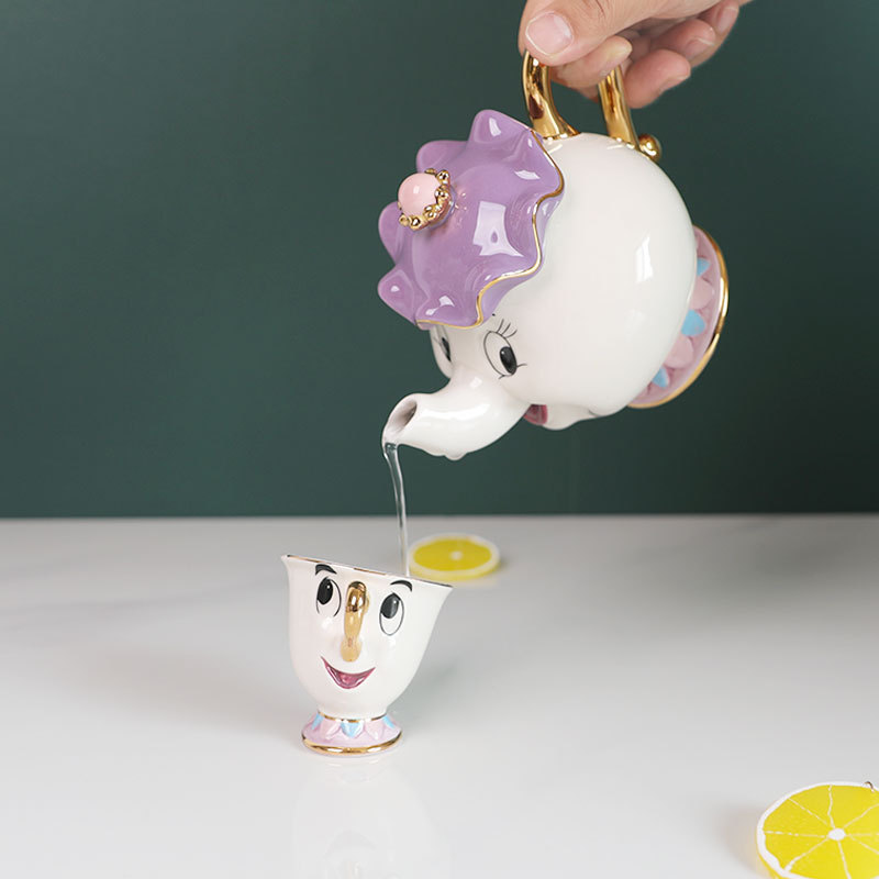 In-Stock Teapot Cute Cartoon B - Coffee Tea Jar Set recension och pris