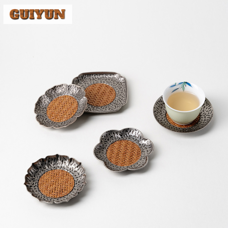 2pc/lot Alloy Rattan Mat Coast - Coffee Tea Gift Set recension och pris