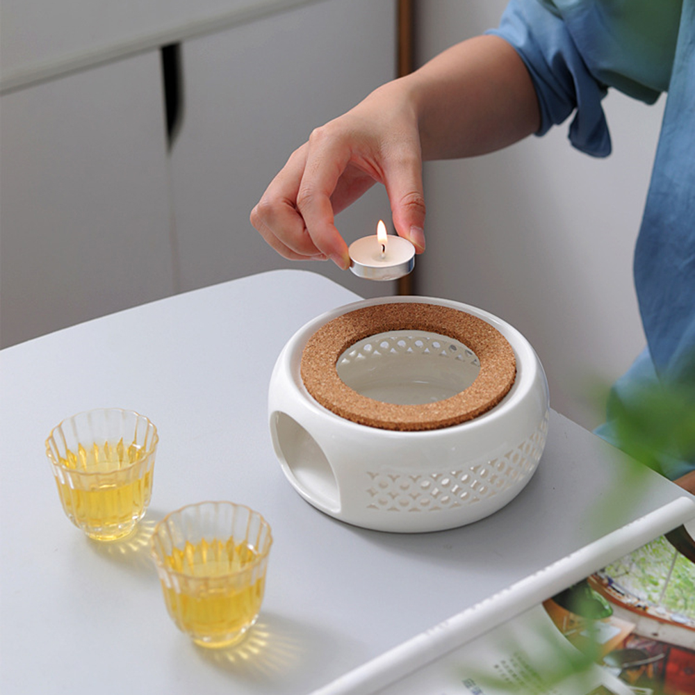 Ceramic Teapot Heaters With Co - Tea Coffee Pot Set recension och pris