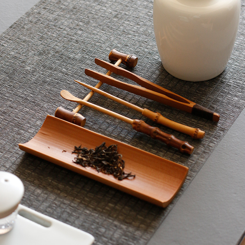 3/4/5Pcs Bamboo Carbonized Tea - Bamboo Tea Tray recension och pris