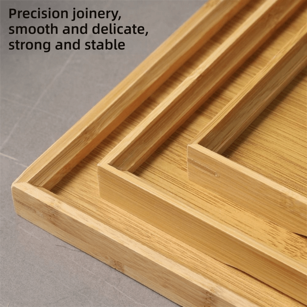 Decorate Tray Natural Bamboo B - Bamboo Tea Tray recension och pris