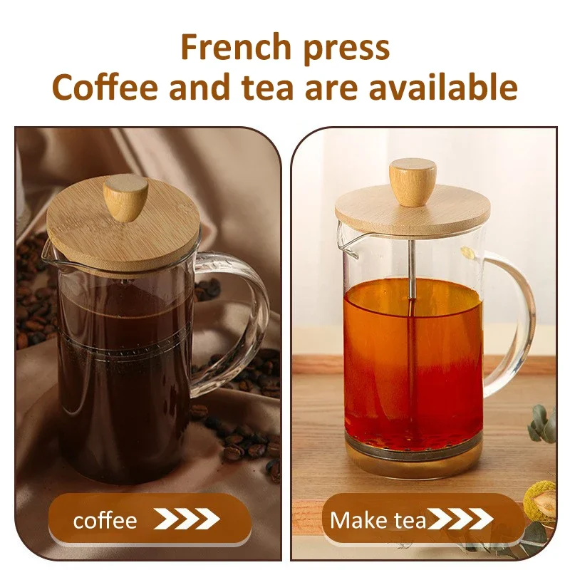 350-1000ml French Press Coffee - French Press Glass recension och pris