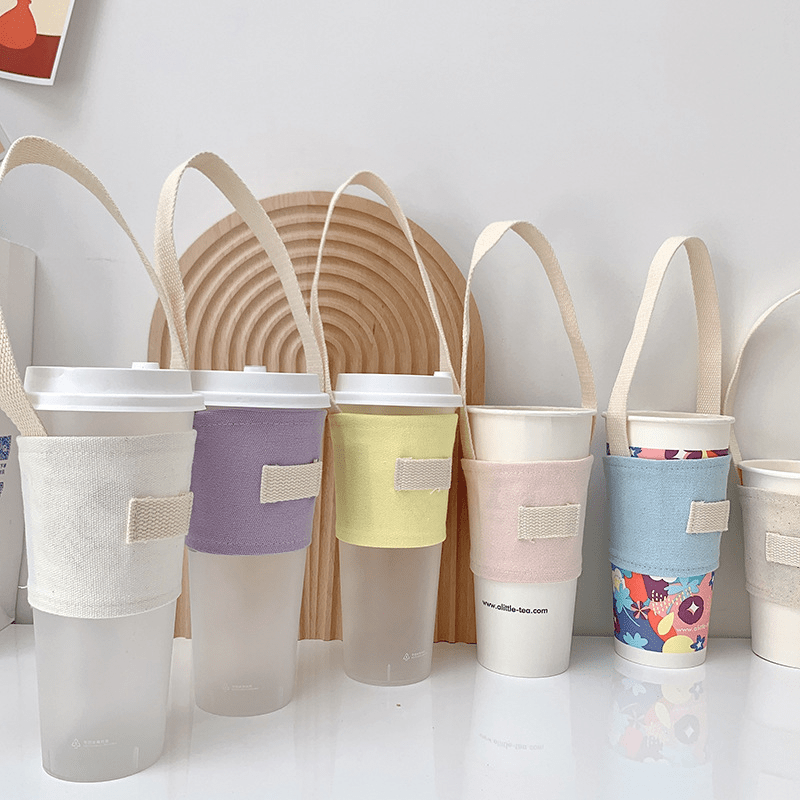 Milk Tea Cup Set Hand Carry Ca - Coffee Tea Jar Set recension och pris