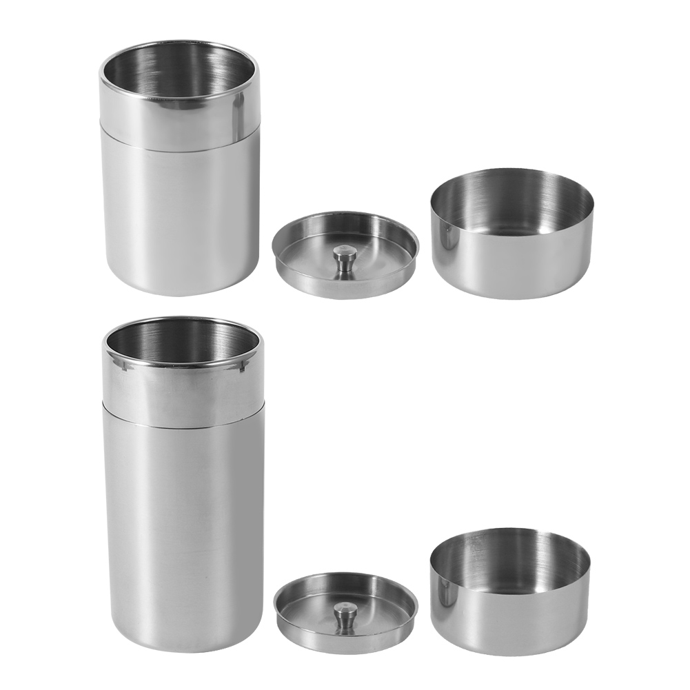 Stainless Steel Tea Leaf Tins  - Canister Coffee Sugar Tea recension och pris
