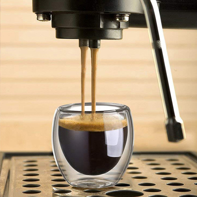 Double Walled Glass Coffee Mug - Tea Coffee Pot Set recension och pris