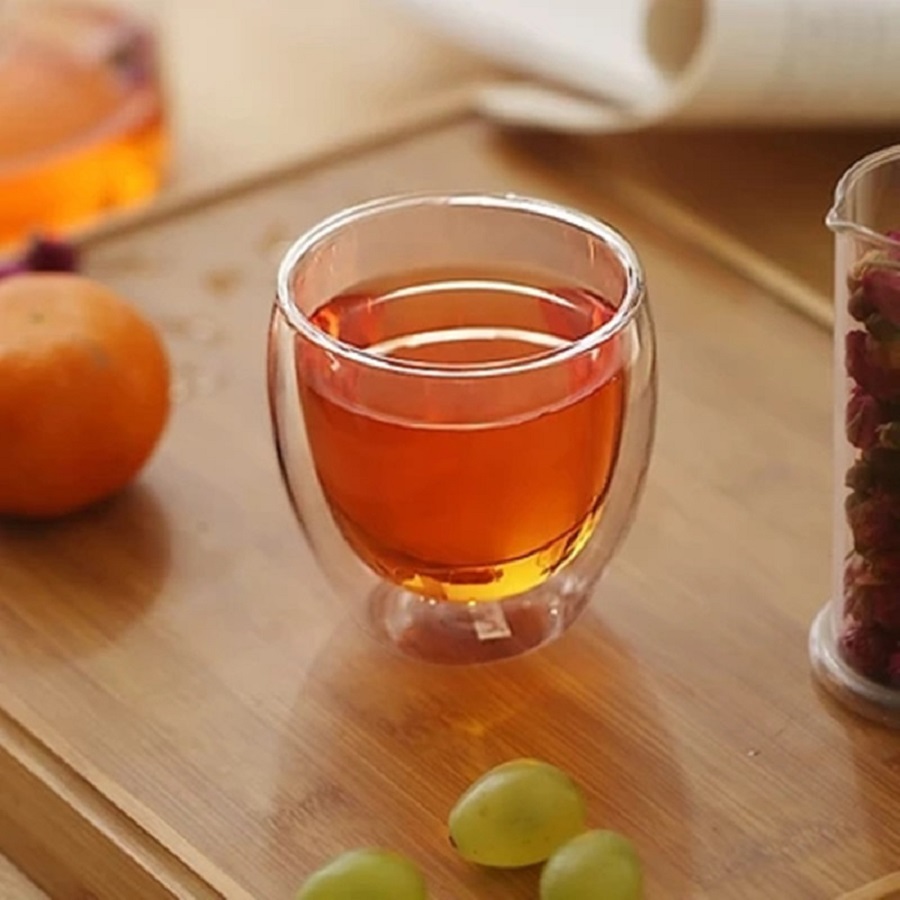 Double Walled Glass Coffee Mug - Tea Coffee Pot Set recension och pris