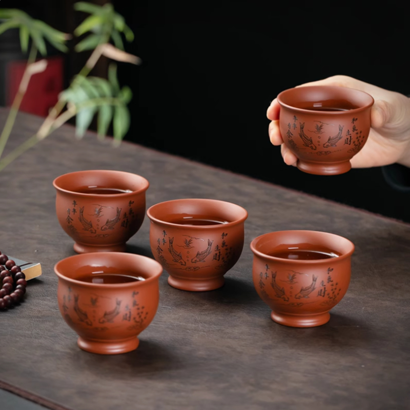 Chinese Yixing Purple Clay Tea - Tea Coffee Pot Set recension och pris