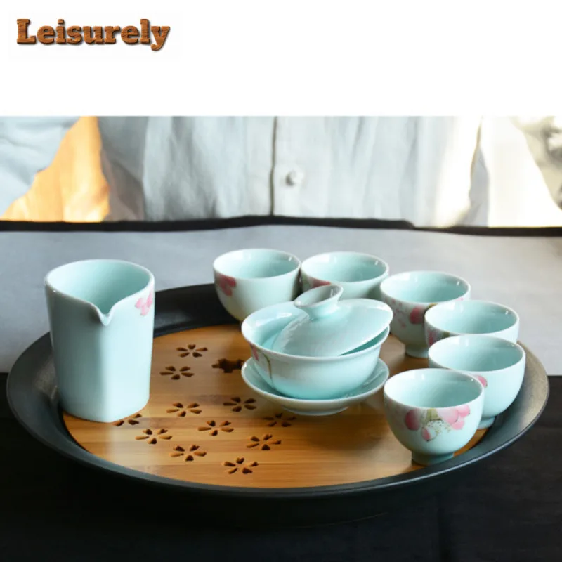 900ML Japanese Bamboo Cover Bl - Bamboo Tea Tray recension och pris