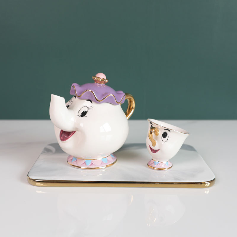 Hot Teapot Cartoon Beauty And  - Coffee Tea Room recension och pris