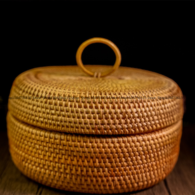 Round Autumn Rattan Weaving, C - Coffee Tea Room recension och pris