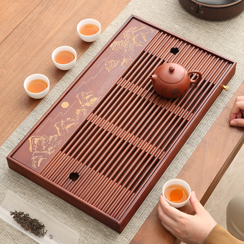 Bamboo Tea Tray Simple Househo - Bamboo Tea Tray recension och pris
