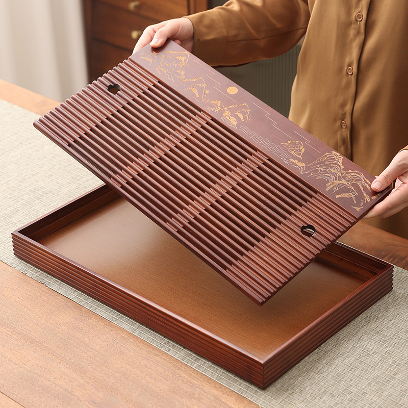 Bamboo Tea Tray Simple Househo - Bamboo Tea Tray recension och pris