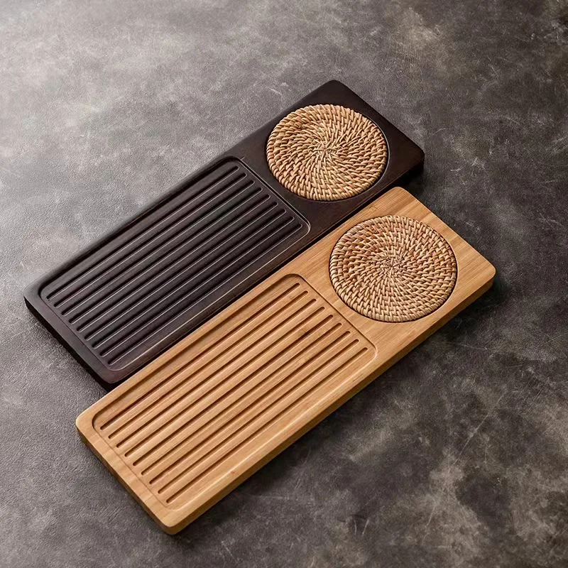 Dry Brew Bamboo Tea Tray with  - Bamboo Tea Tray recension och pris