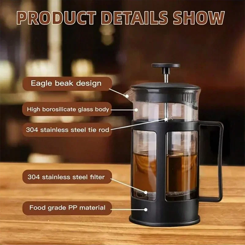 With Filter Hand Punch Multifu - French Press Glass recension och pris