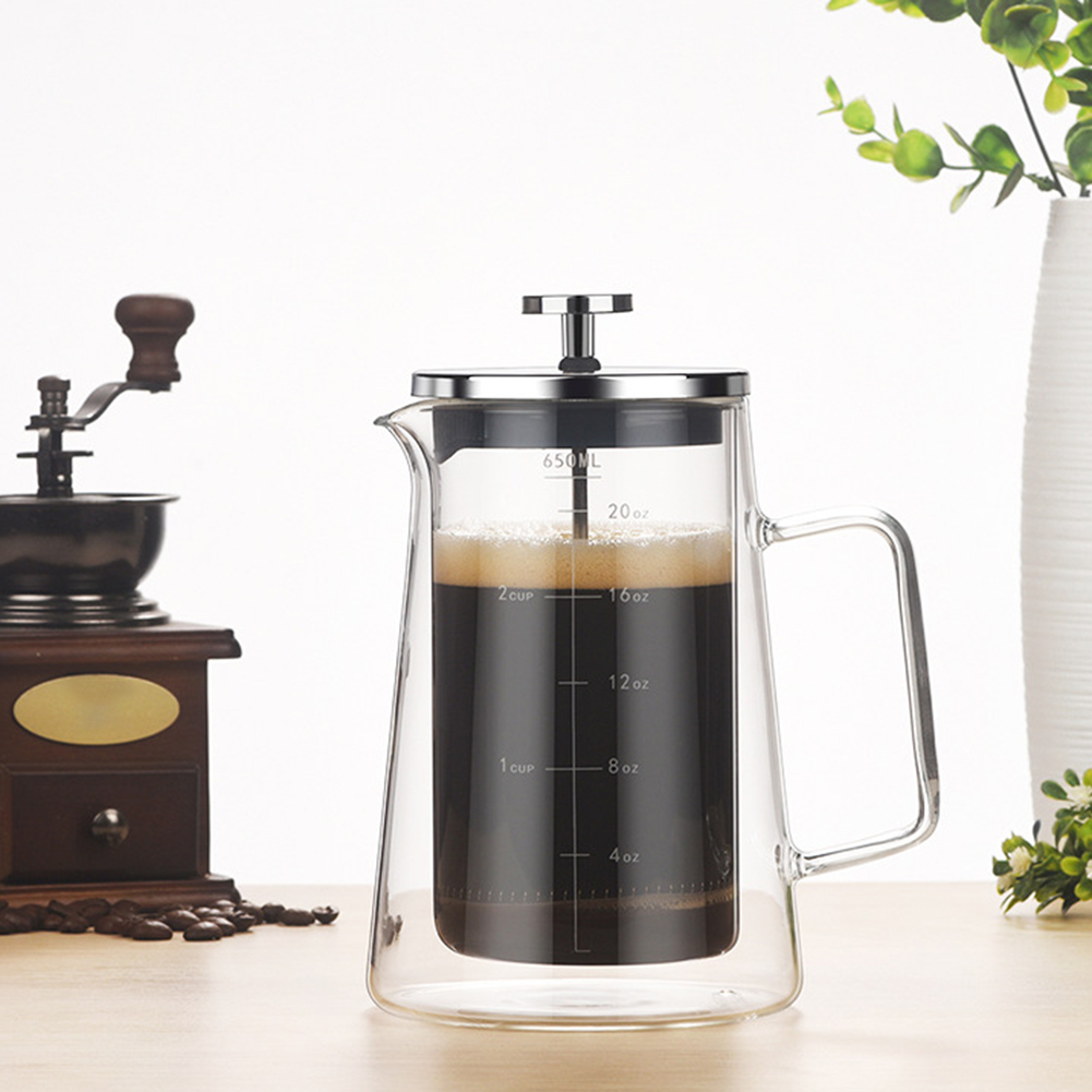 Double Layers French Press Pot - French Press Glass recension och pris