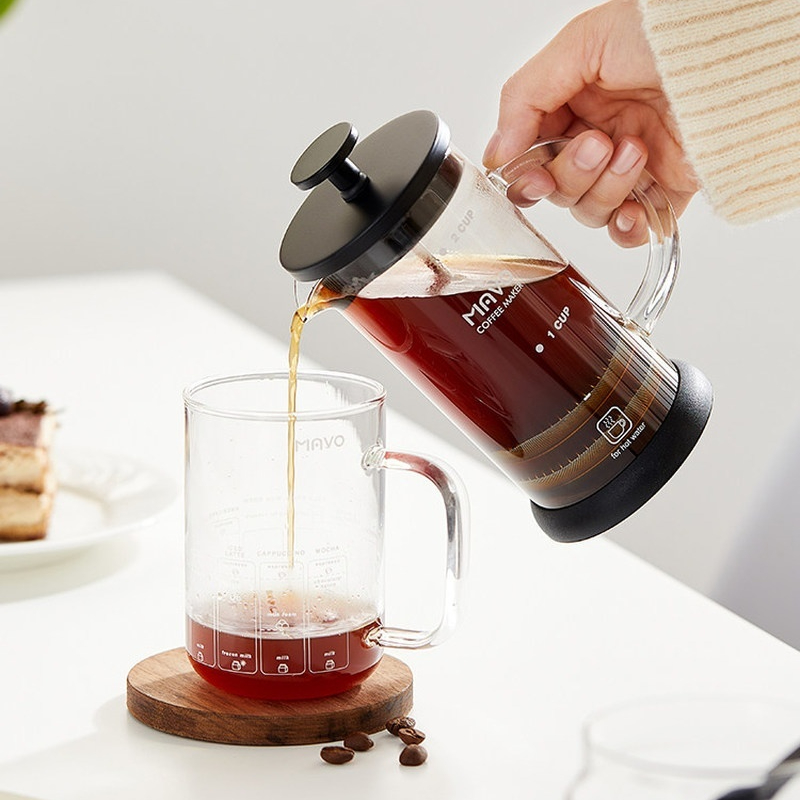 MAVO French Press Coffee Maker - French Press Glass recension och pris
