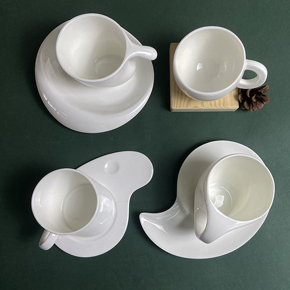 1Set Ceramic Coffee Cup Saucer - Coffee Tea Gift Set recension och pris