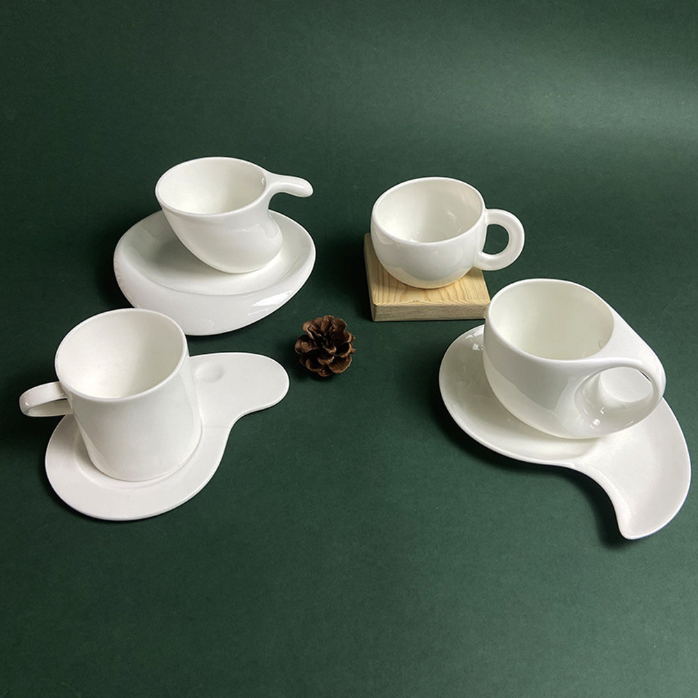 1Set Ceramic Coffee Cup Saucer - Coffee Tea Gift Set recension och pris