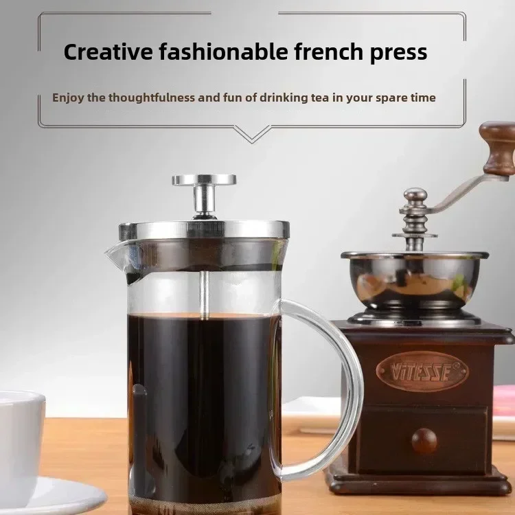350-1000ml Stainless Steel Gla - French Press Glass recension och pris