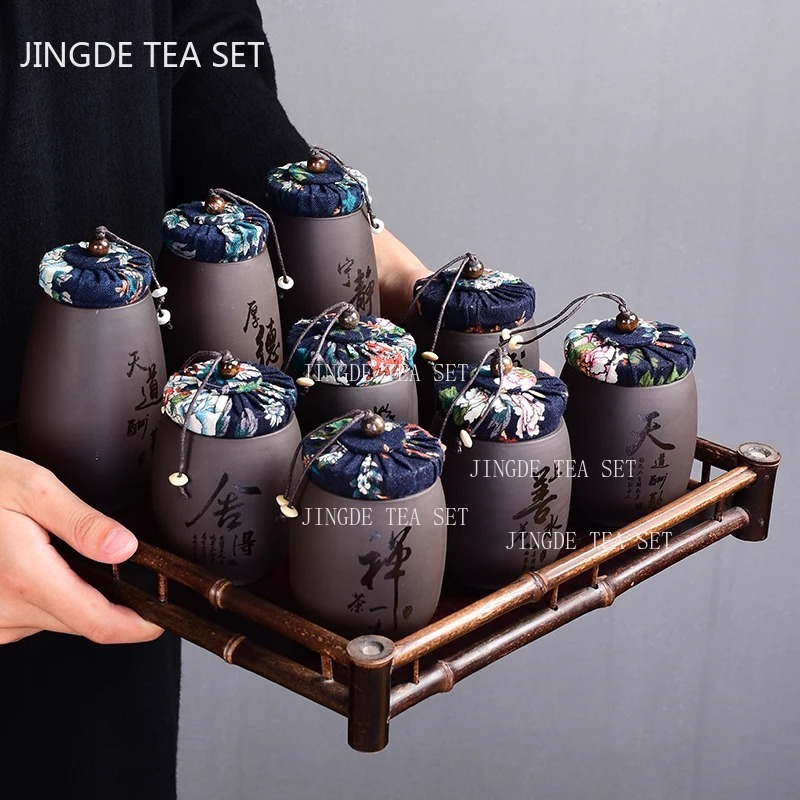 Chinese Purple Sand Small Tea  - Coffee Tea Jar Set recension och pris