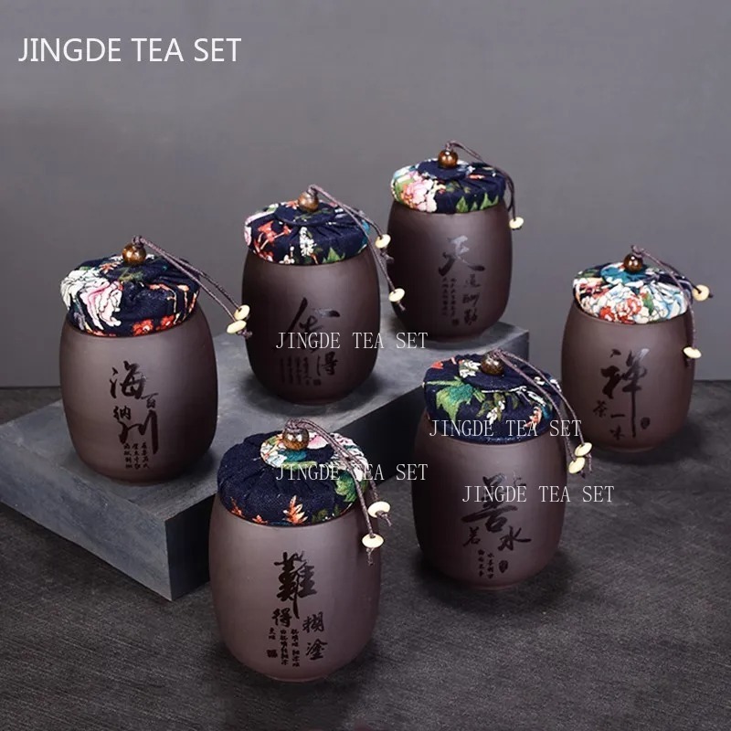 Chinese Purple Sand Small Tea  - Coffee Tea Jar Set recension och pris