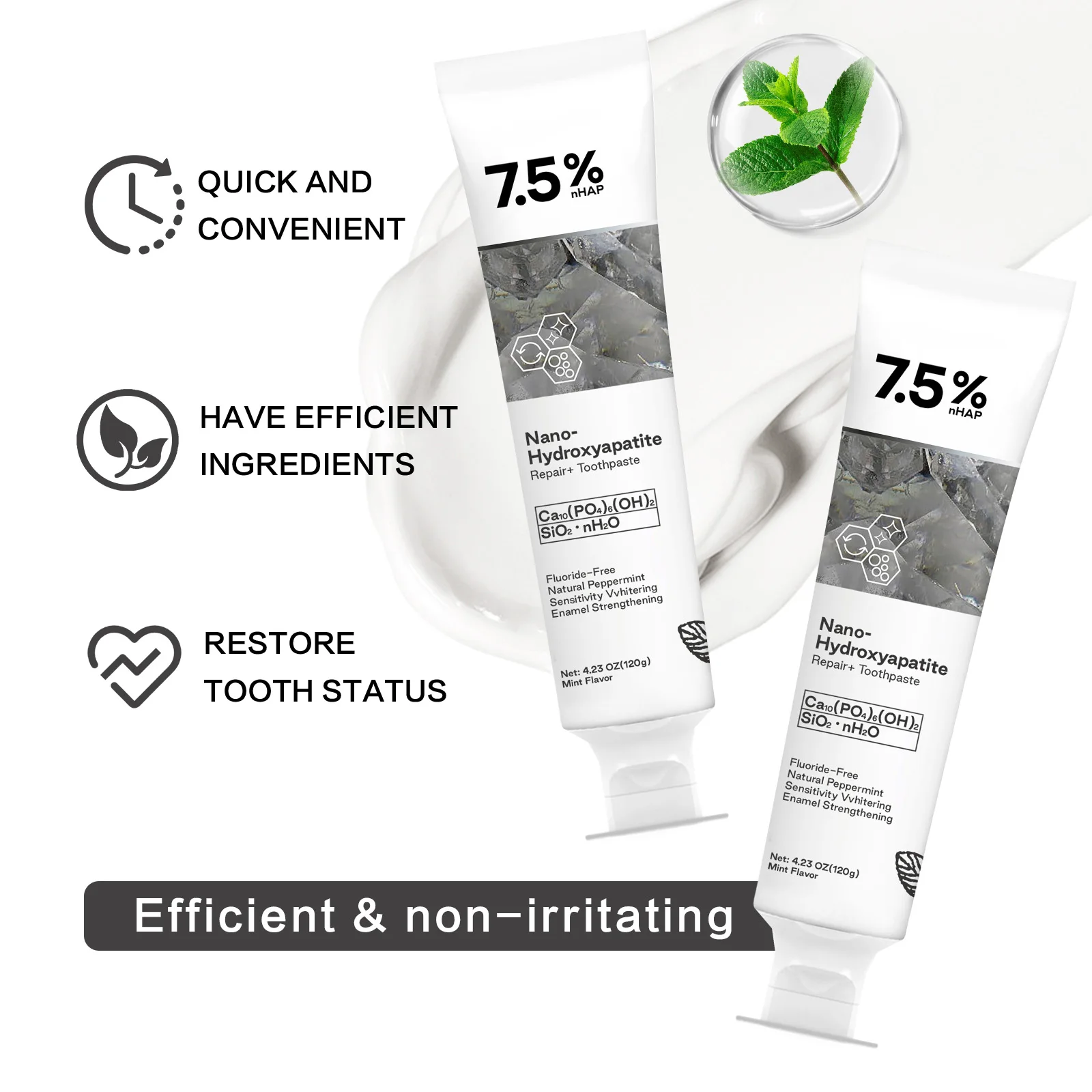 120g Nano Hydroxyapatite Tooth - Coffee Tea Unit recension och pris