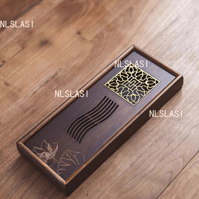 Lotus Bamboo Dry Soaking Plate - Bamboo Tea Tray recension och pris