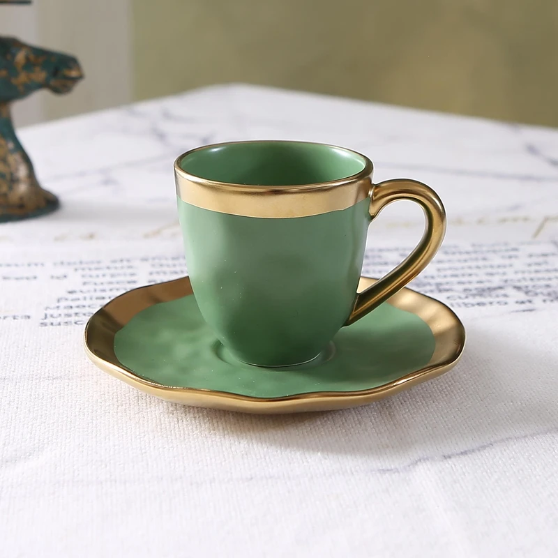 Italian colored glazed ceramic - Tea Coffee Pot Set recension och pris