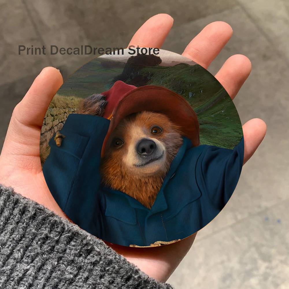 P-Paddington Bear Wood Coaster - Coffee Tea Gift Set recension och pris