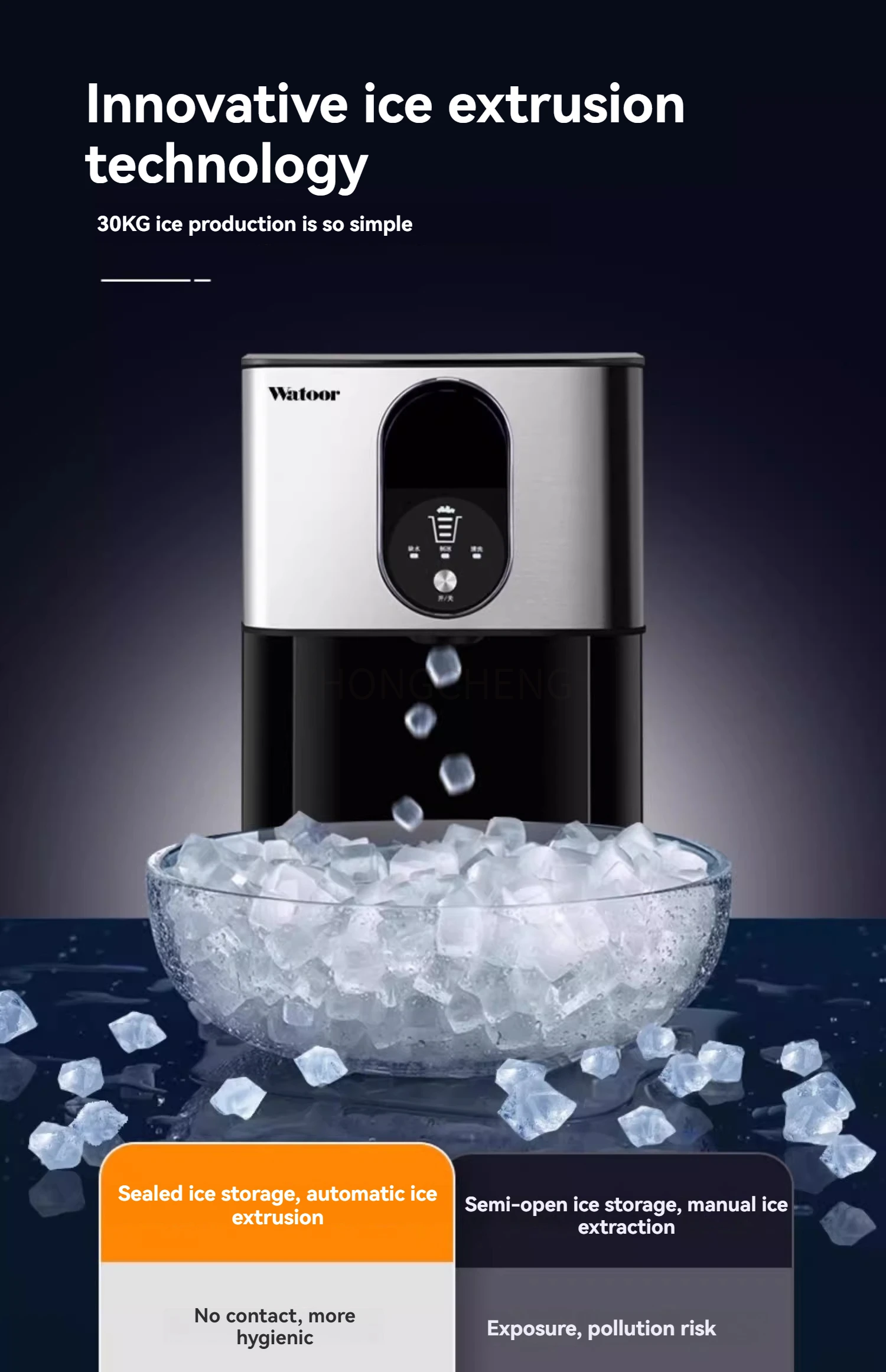 Electric Ice Making Machine,Co - Coffee Tea Room recension och pris